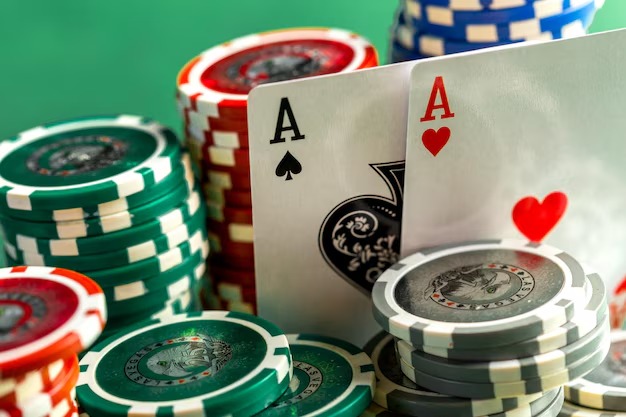 Live blackjack Live blackjack table with dealer and player cards visible
